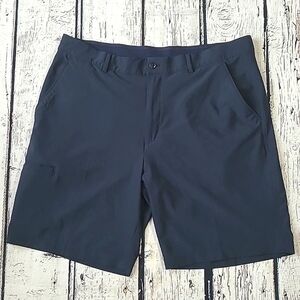 Greg Norman Collection Navy Blue Stretch Lightweight Breathable Shorts Mens 38
